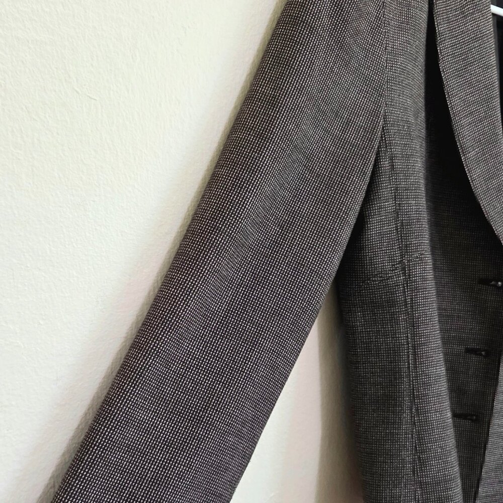 Women - Hillard & Hansons - Brown Blazer - Size 12 - Made In El Salvador View 2